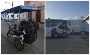 Départ pour varadero en bici taxi