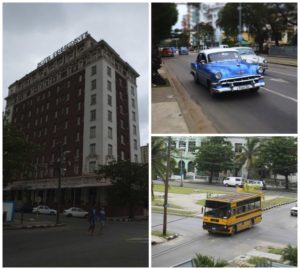 Rue du vedado et Hotel Presidente